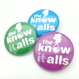 The KnowitAlls Buttons