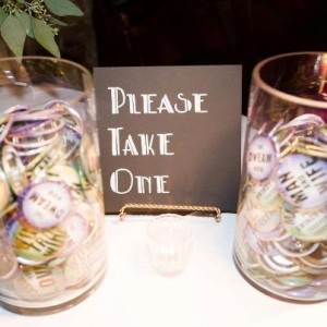 Wedding Favor Buttons